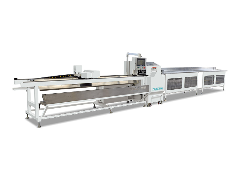 塑料门窗数控玻璃压条切割锯床